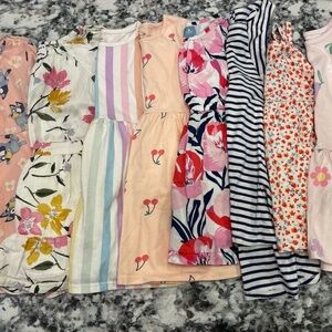 Lot of 8 Toddler Girls Dresses- Size 3T